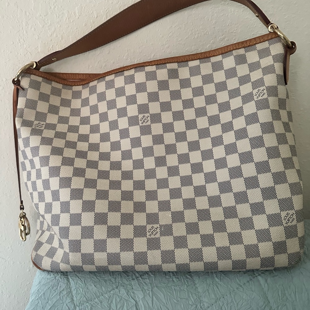 Louis Vuitton Damier Azur Delightful MM Pink - Picture 2 of 8
